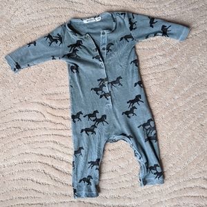 Bobo Choses Horse Jumpsuit Romper